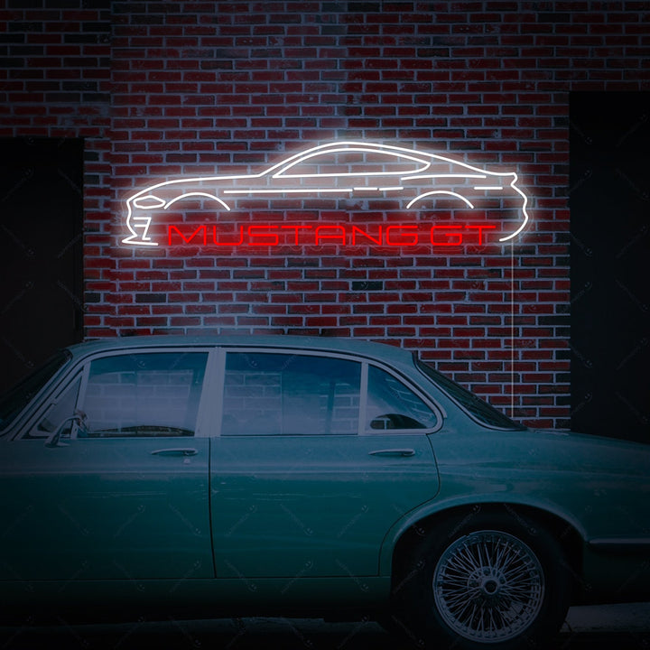"Mustang GT" Neonschild