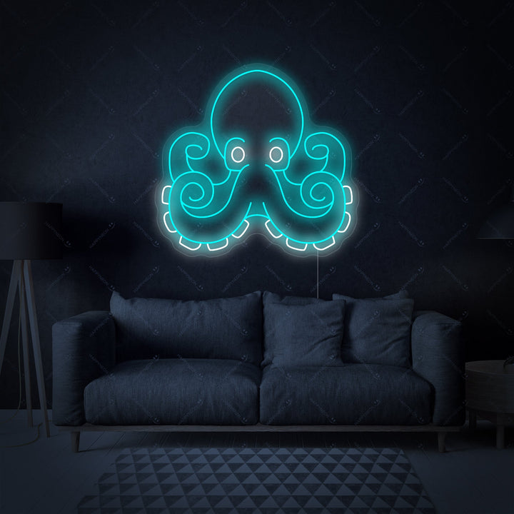 "Oktopus" Neonschild