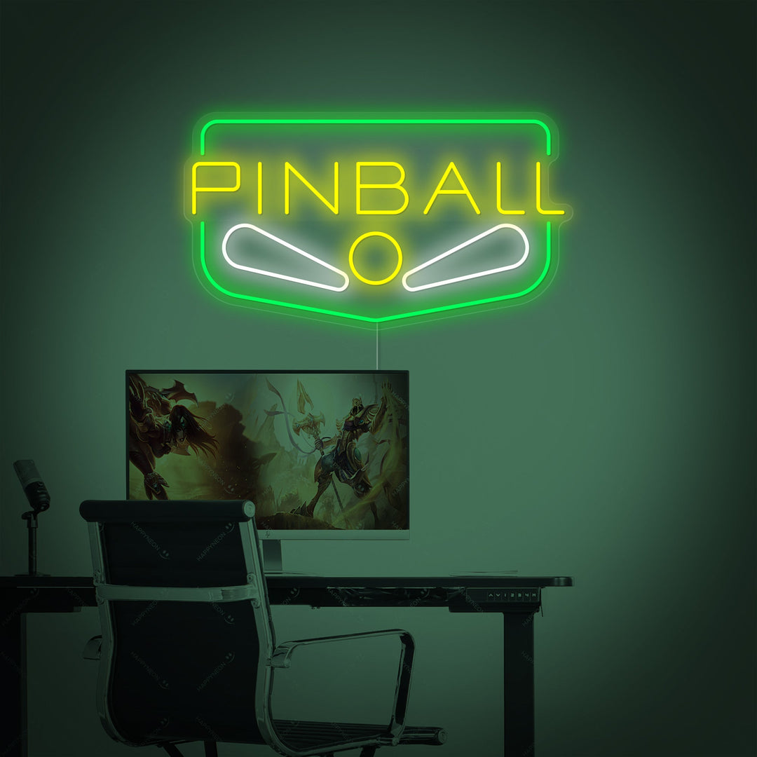 "Pinball" Neonschild
