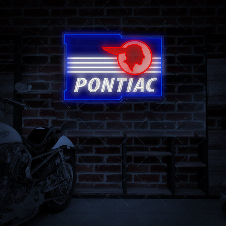 "Ponti-Car" Neonschild