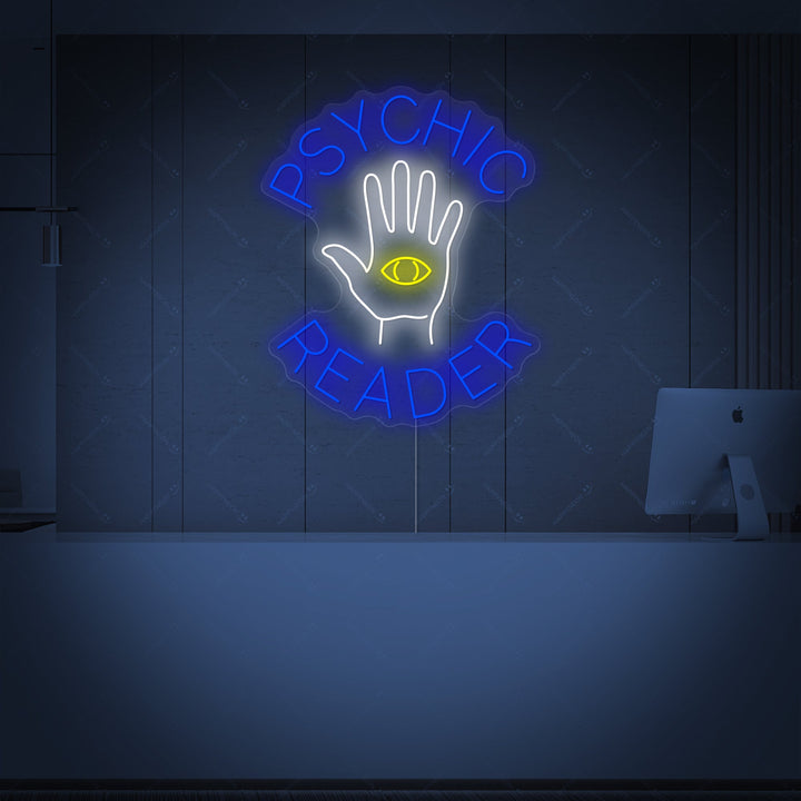 "Psychic Reader" Neonschild