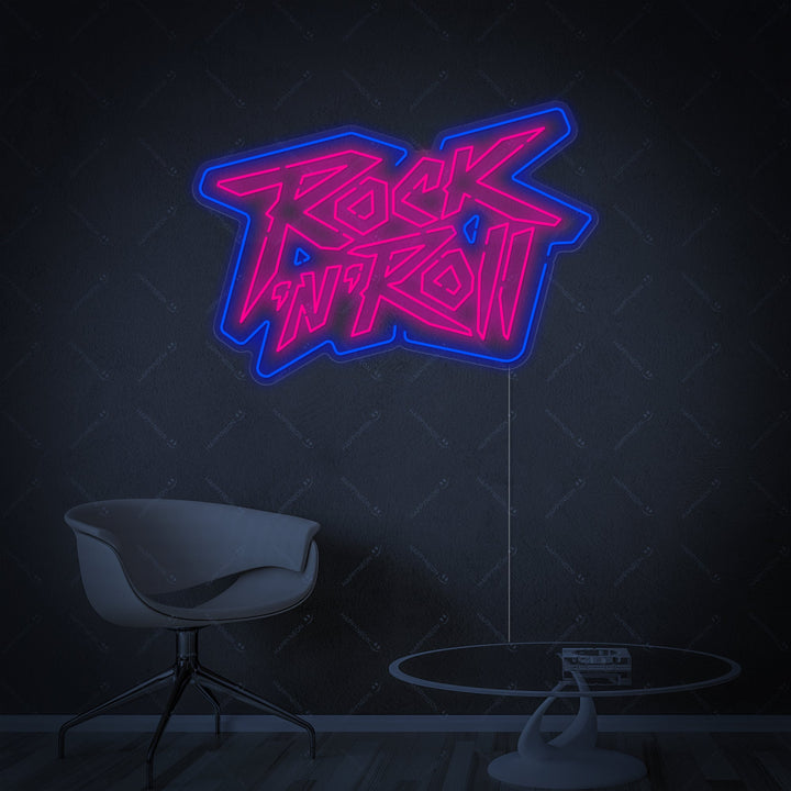 "Rock 'n Roll" Neonschild