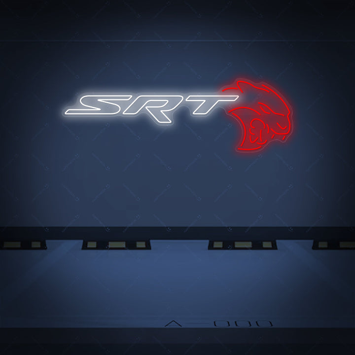 "SRT" Neonschild