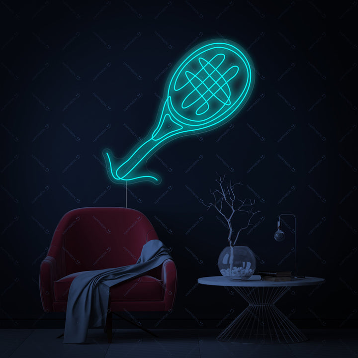 "Tennisschläger" Neonschild