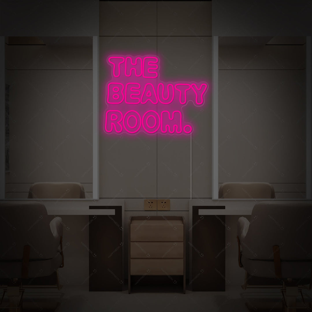 "The Beauty Room" Neonschild