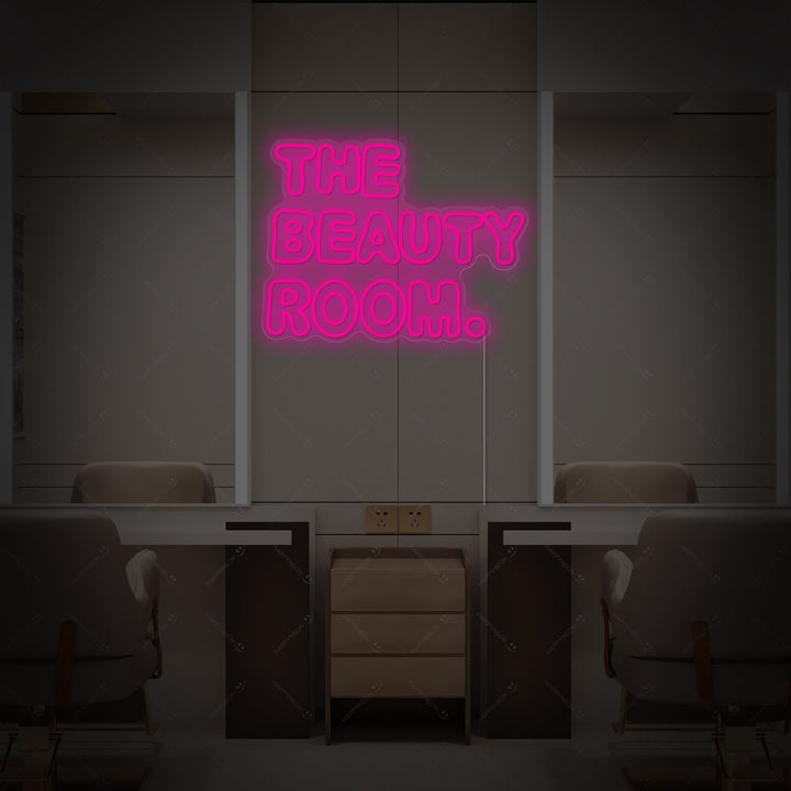 "The Beauty Room" Neonschild
