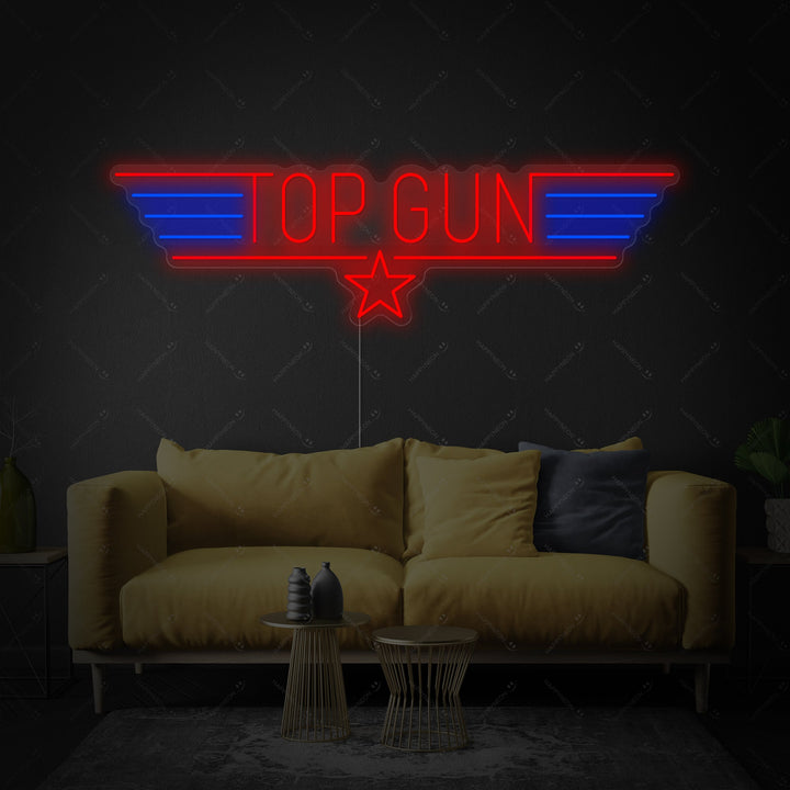 "Top Gun" Neonschild