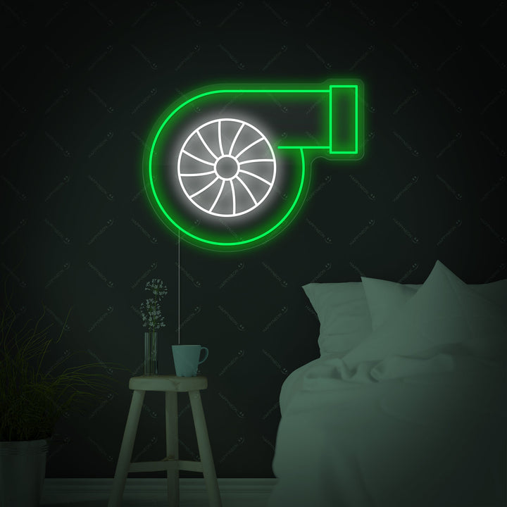"Turbo" Neonschild