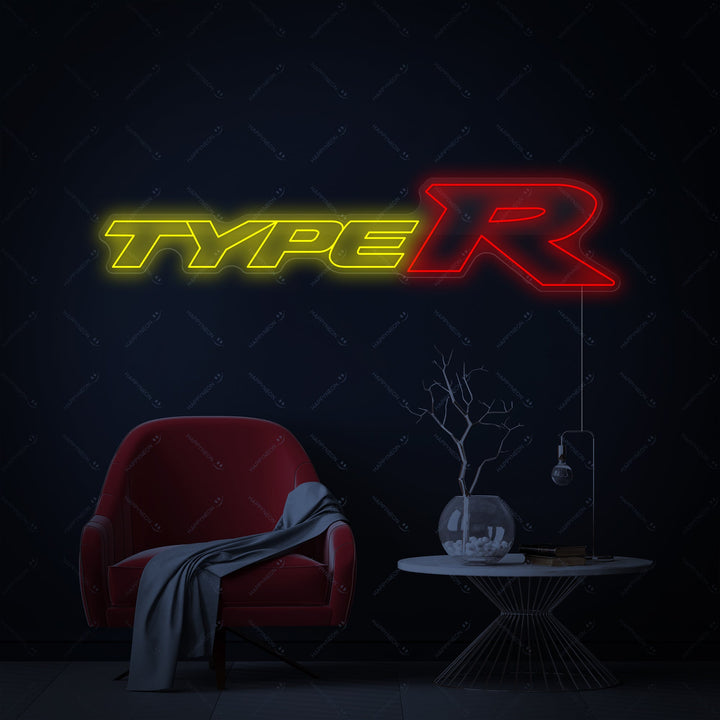"Type R" Neonschild