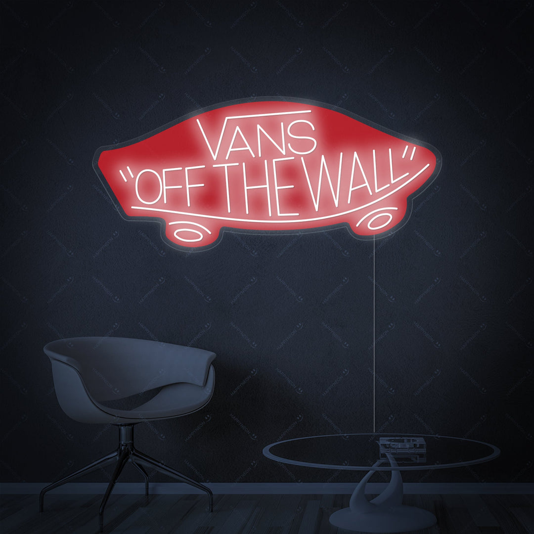 "Vans Off The Wall" Neonschild