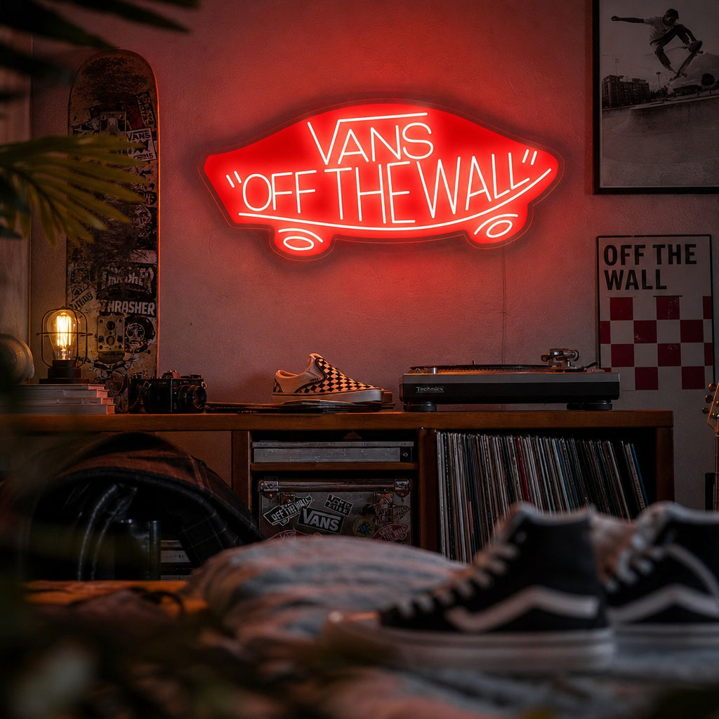 "Vans Off The Wall" Neonschild