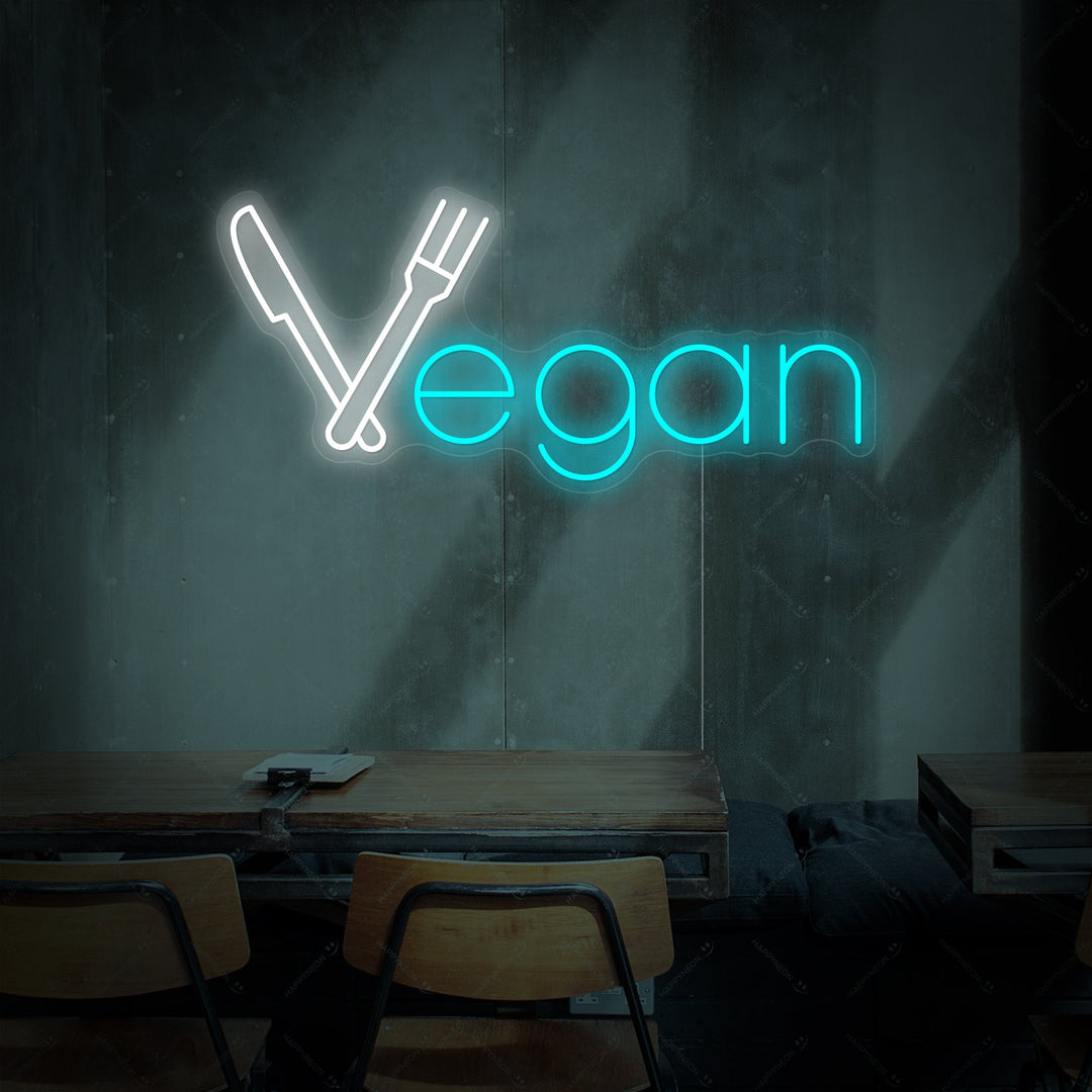 "Vegan" Neonschild