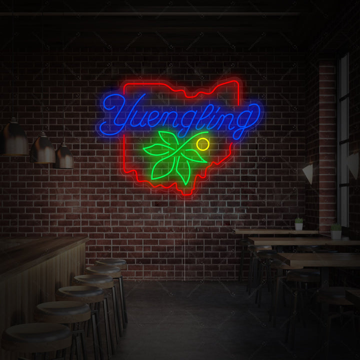 "Yuengling Ohio" Neonschild