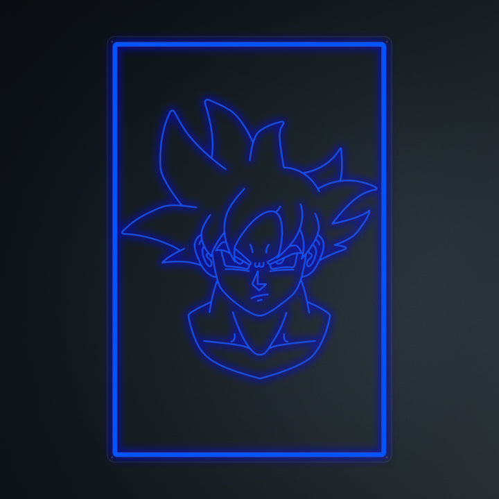"Anime Goku Ultra Instinct" Mini-Neonschild