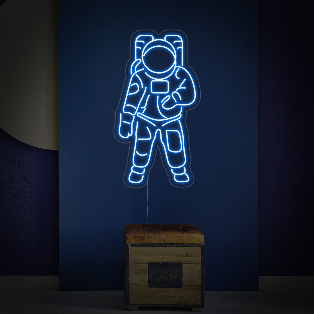 "Astronaut" Neonschrift