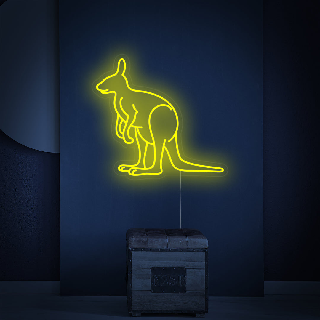 "Australien Känguru" Neonschrift