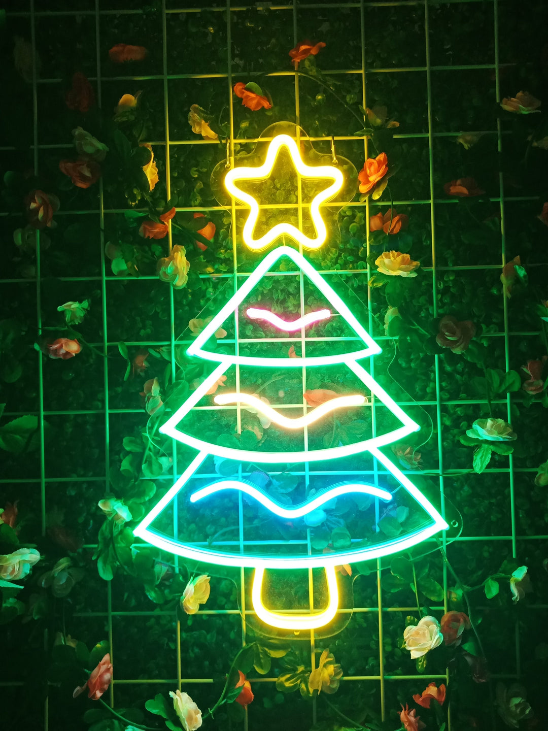 "Weihnachtsbaum" Neonschrift (Lagerbestand: 3 Einheiten)