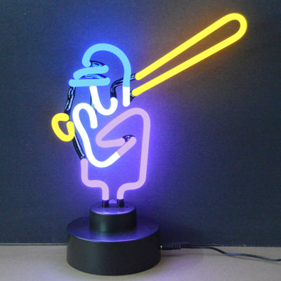 "Baseballspieler Tisch-Neonschild, Glas-Neonschild" Neonschrift