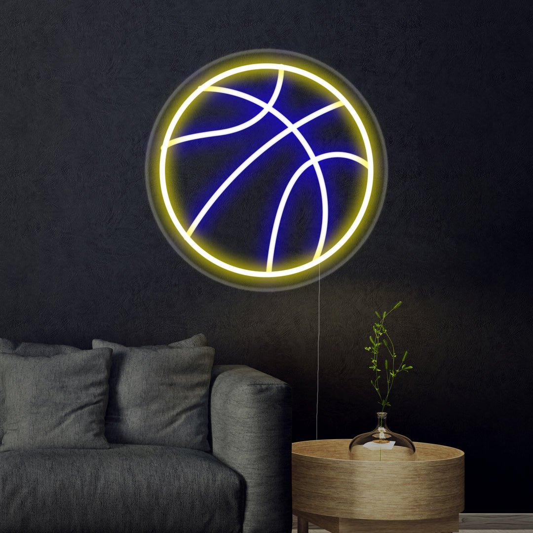 "Basketball" Neonschrift
