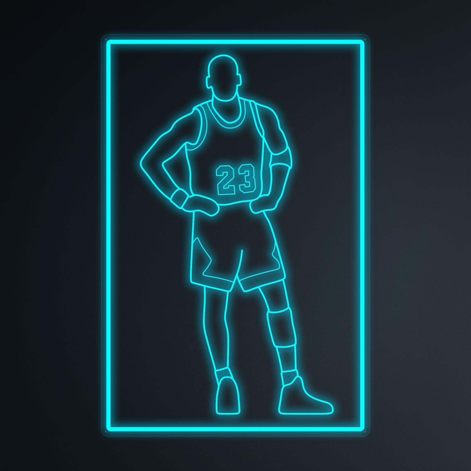 "Basketball Spieler 23" Mini-Neonschild