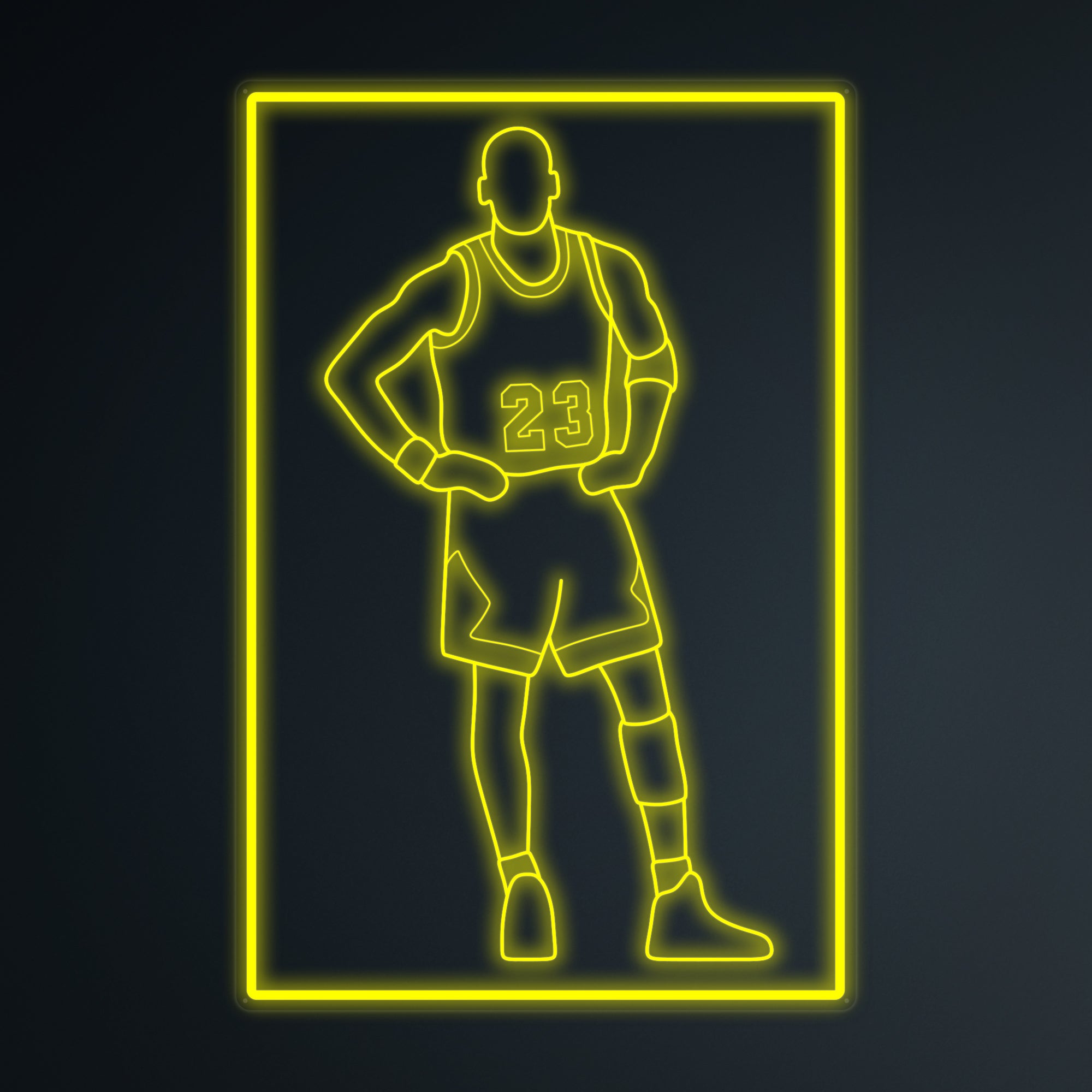 "Basketball Spieler 23" Mini-Neonschild