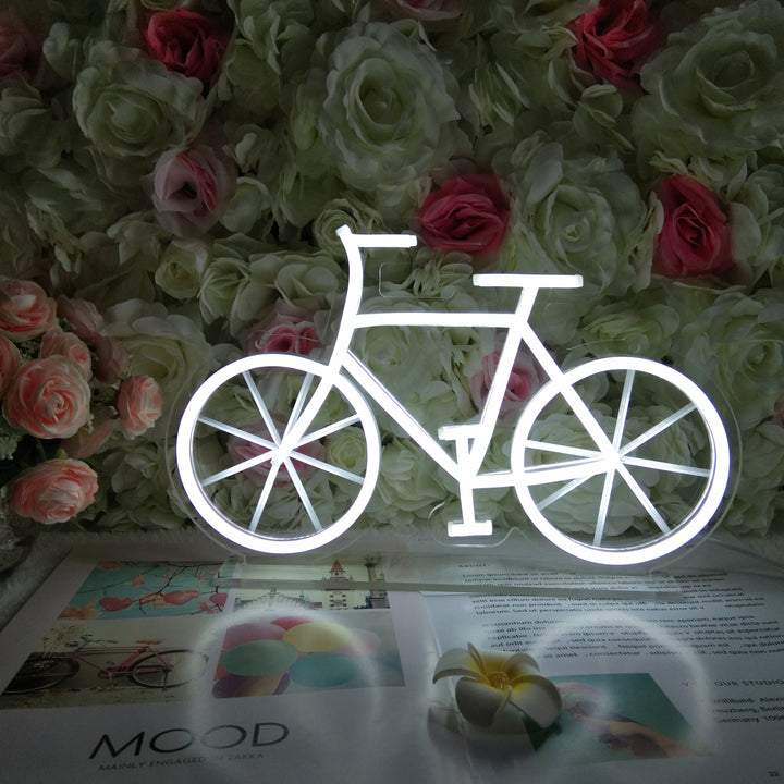 "Fahrrad" Schreibtisch LED Neonschrift