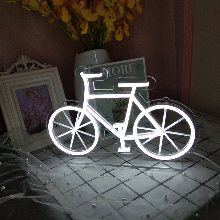 "Fahrrad" Schreibtisch LED Neonschrift