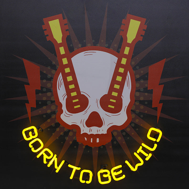 "Born To Be Wild" Neon auf Leinwand