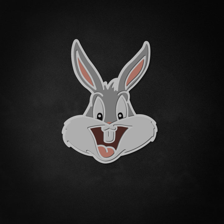 "Bunny, Cartoon -Charakter" Neon Like