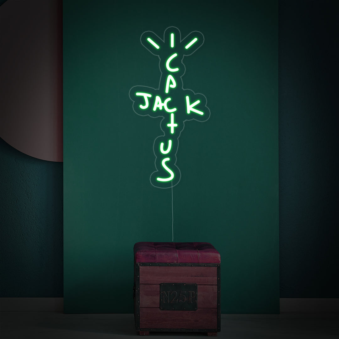 "Cactus Jack" Neonschrift