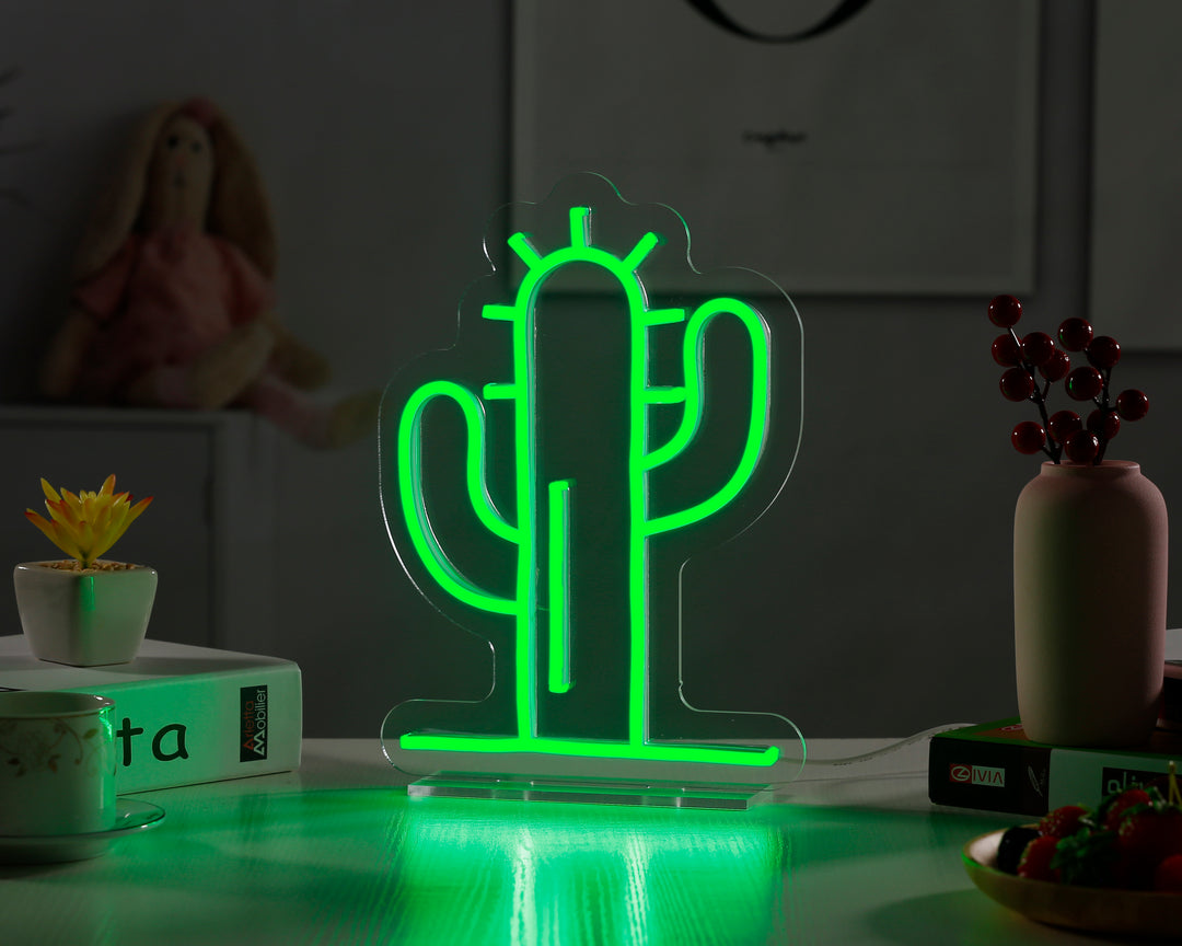 "Kaktus" USB Mini LED Neonschrift