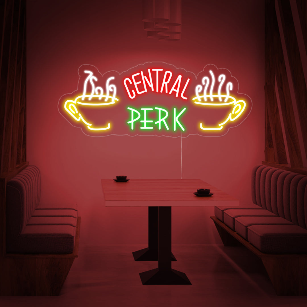 "Central Perk" Neonschrift