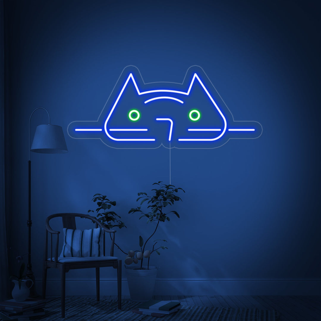 "Coole Katze" Neonschrift