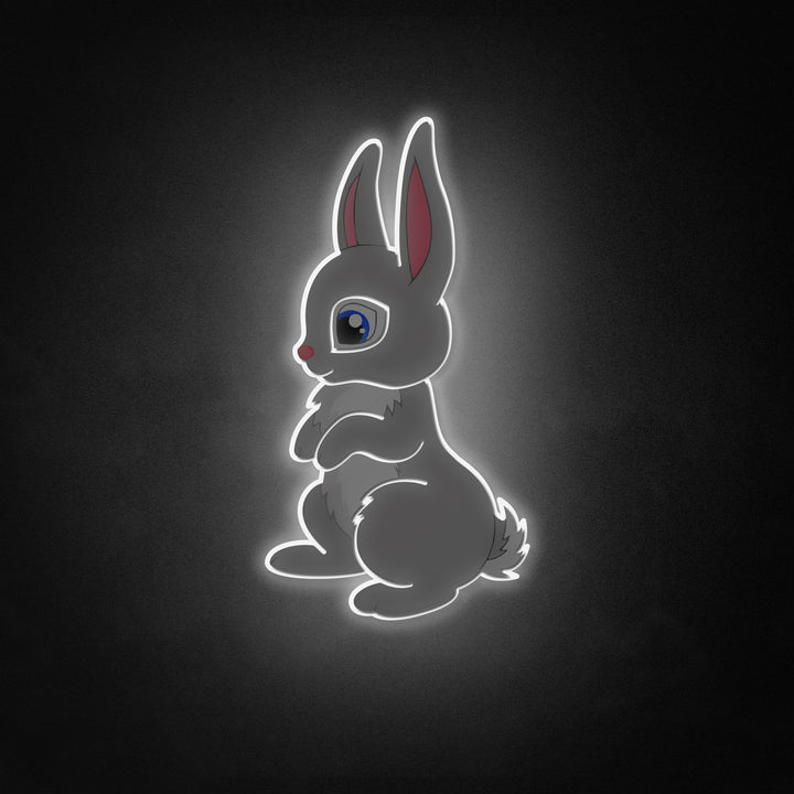 "Niedlicher Hase" Neon Like