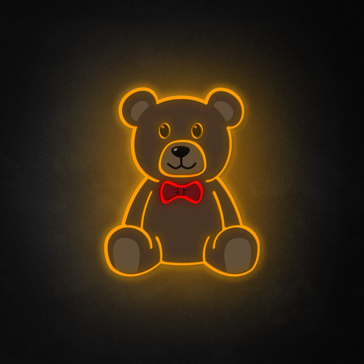 "Niedlicher Teddybär" Neon Like