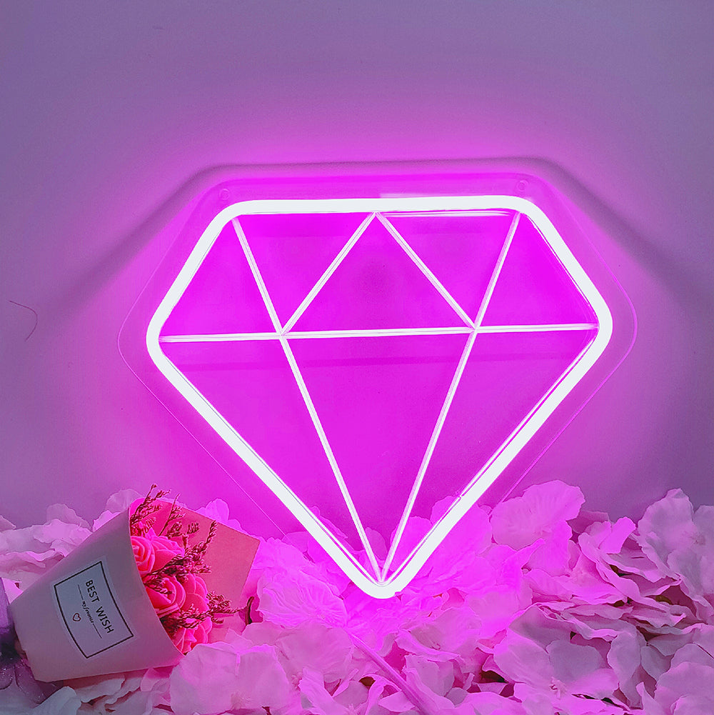 "Diamant" USB Mini LED Neonschrift