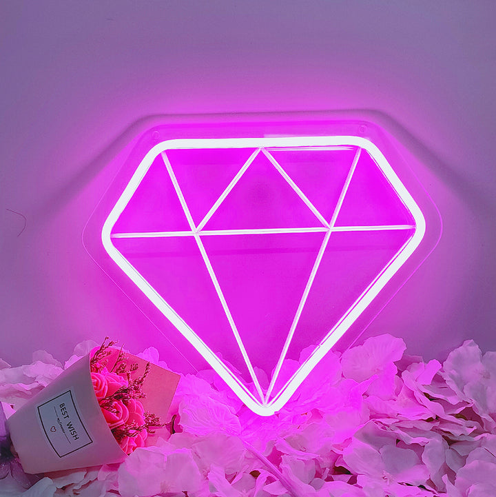 "Diamant" USB Mini LED Neonschrift