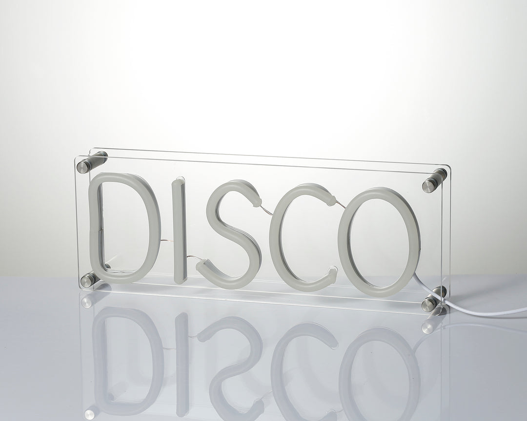 "Disco" Schreibtisch LED Neonschrift