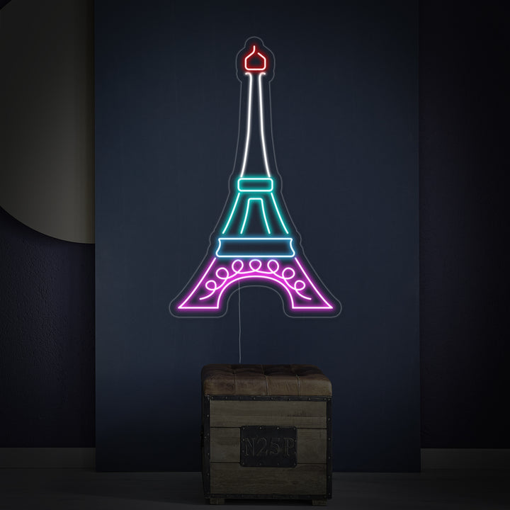 "Eiffelturm" Neonschrift