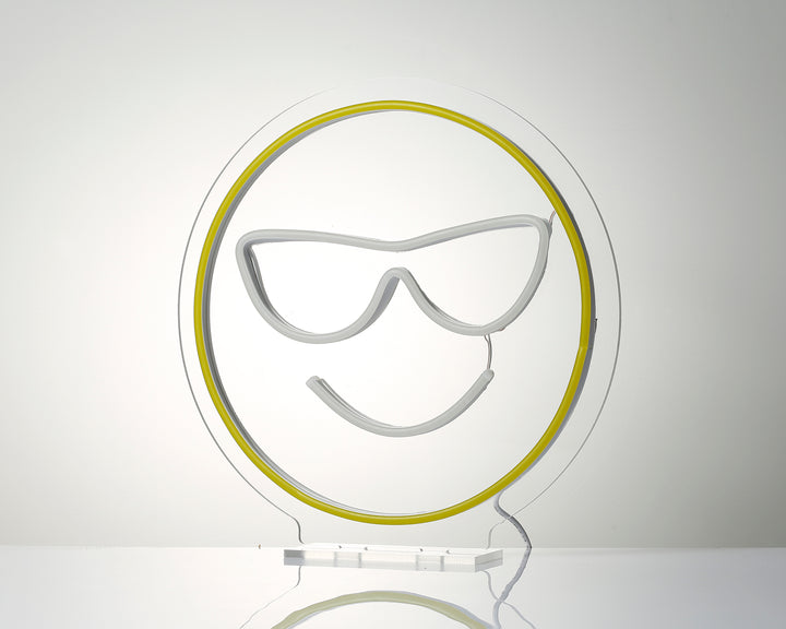 "Emoji Lächeln" USB Mini LED Neonschrift