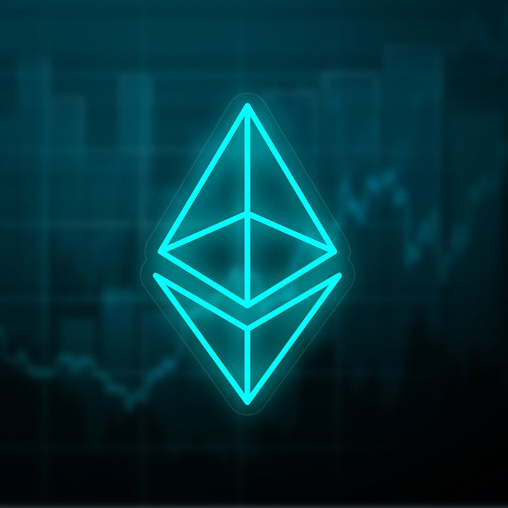 "Ethereum Eth" Neonschrift