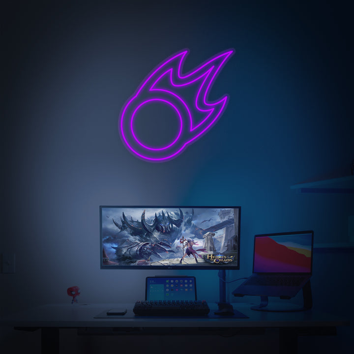 "FF XIV" Neonschrift