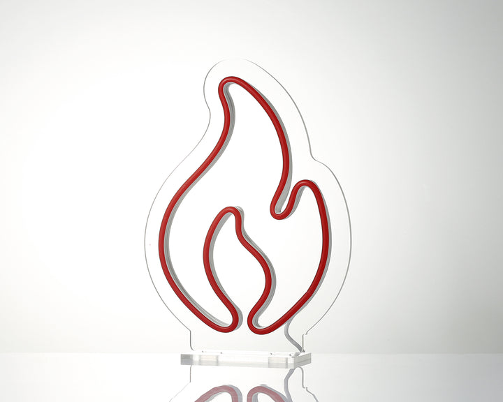 "Feuer" USB Mini LED Neonschrift