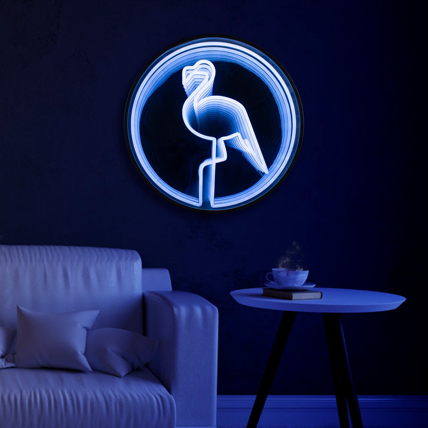 "Flamingo" 3D Infinity LED Neonschrift
