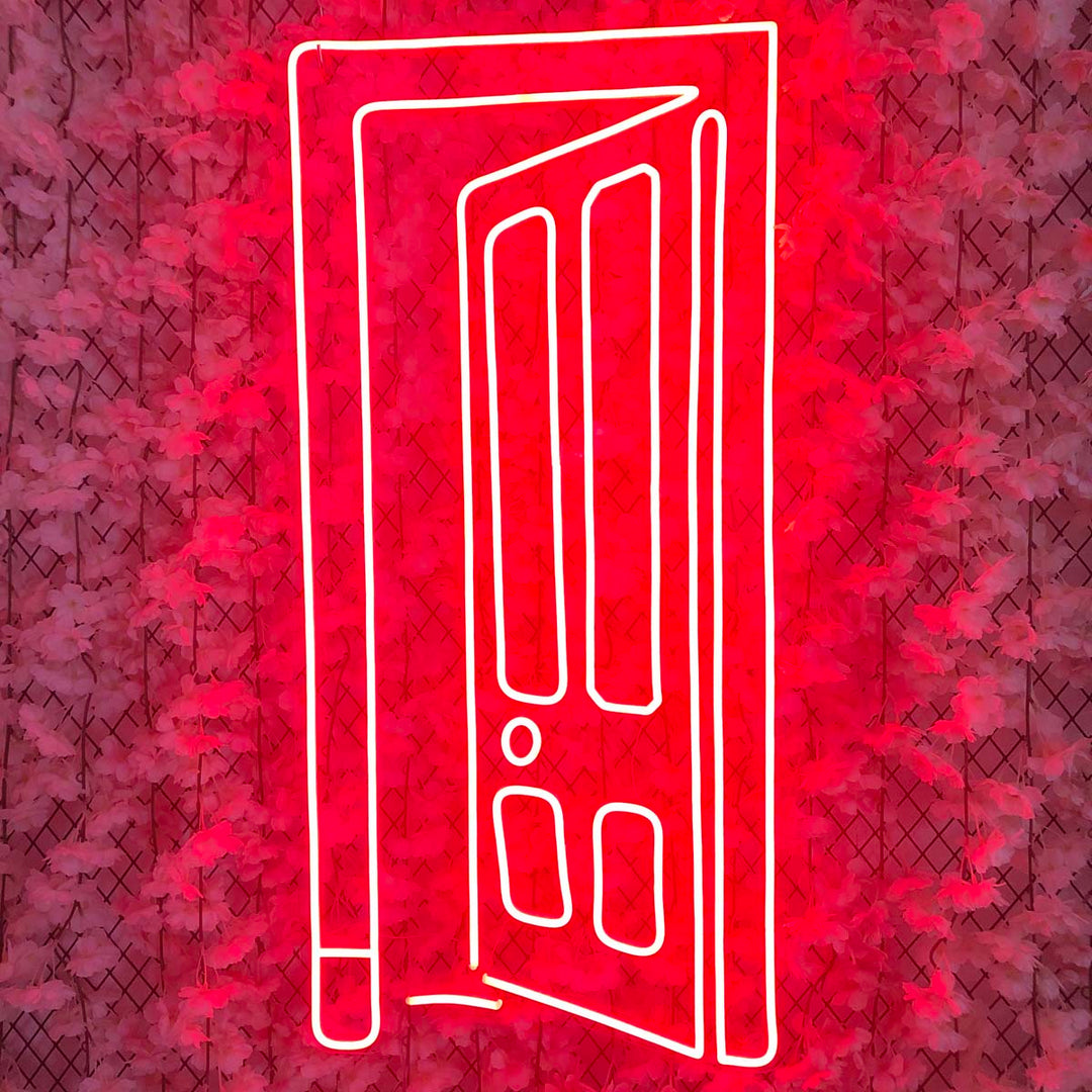 "Tür" Neonschrift