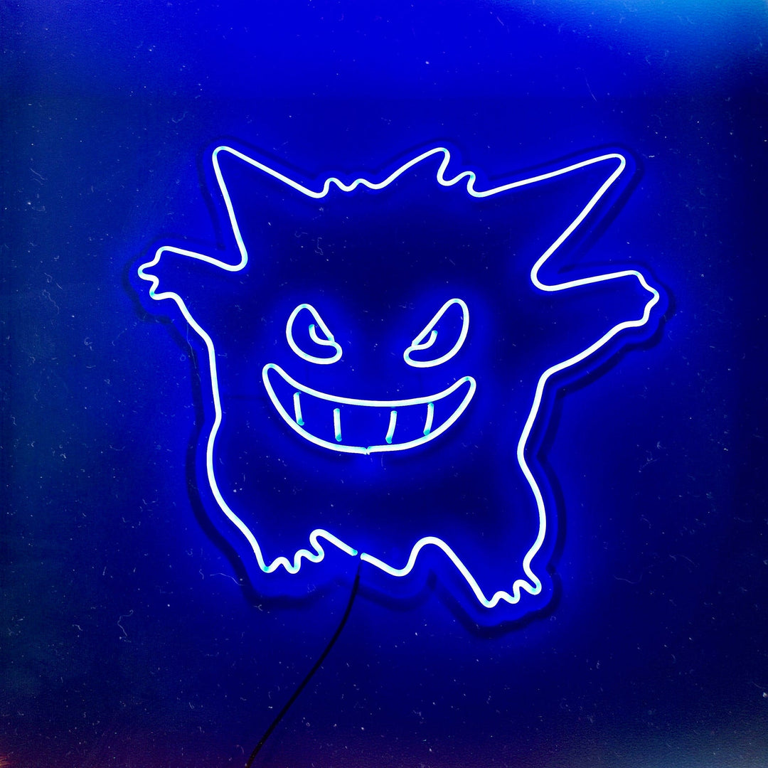 "Gengar, Pokemon Zimmerdekor" Neonschrift