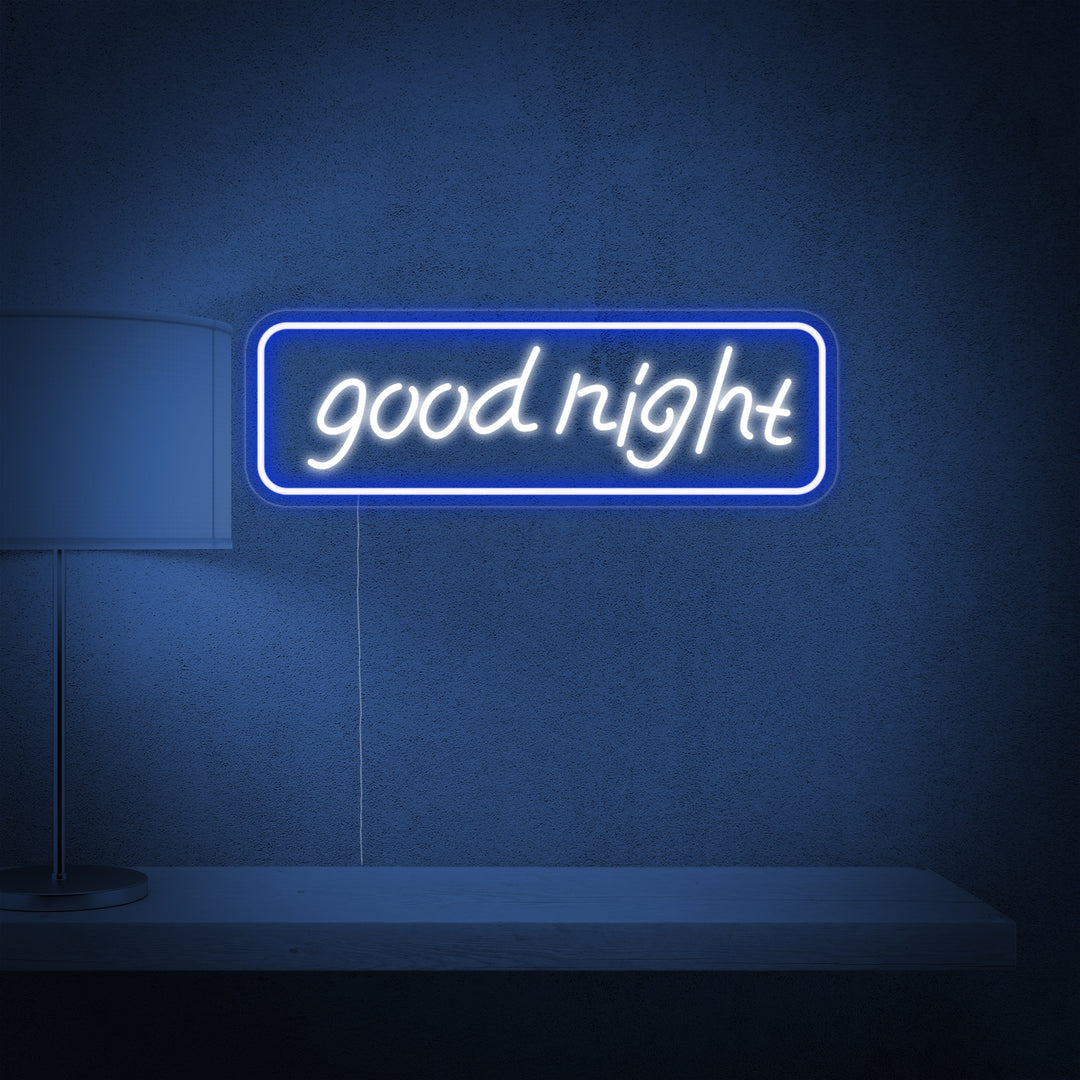 "Good Night" Neonschrift