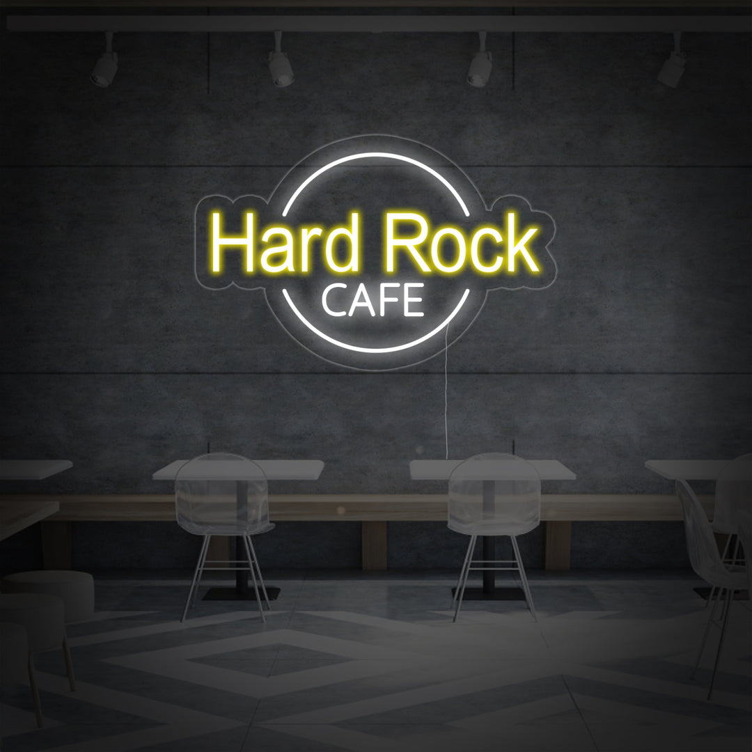 "Hard Rock Cafe" Neonschrift