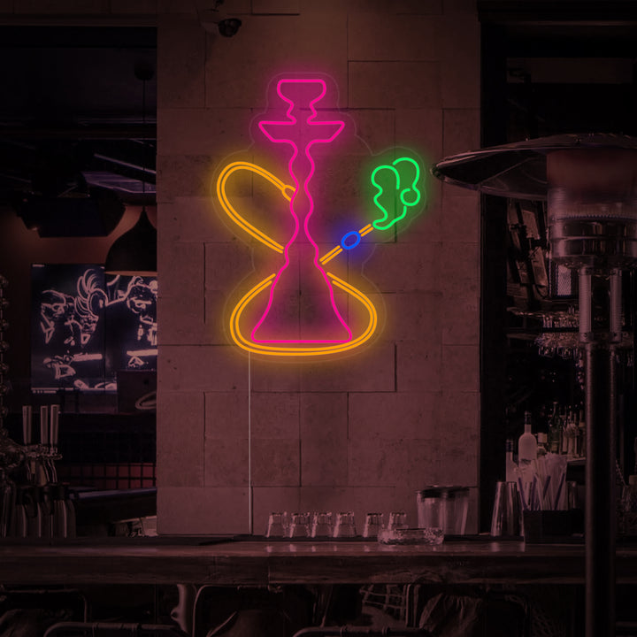 "Shisha-Vibes-Bar" Neonschrift