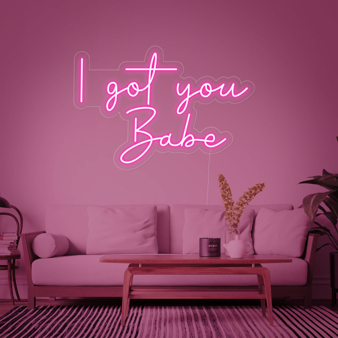 "I Got You Babe" Neonschrift